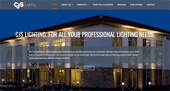 Desktop Screenshot of cjslighting.com